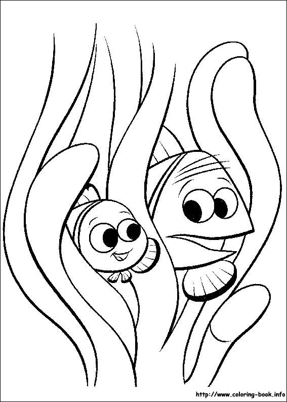 Finding Nemo coloring picture